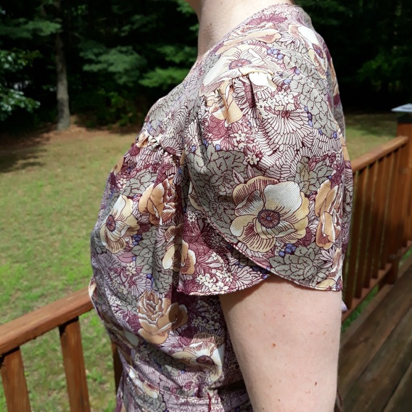 Vintage 70s Wrap Dress - Picture 3 of 8